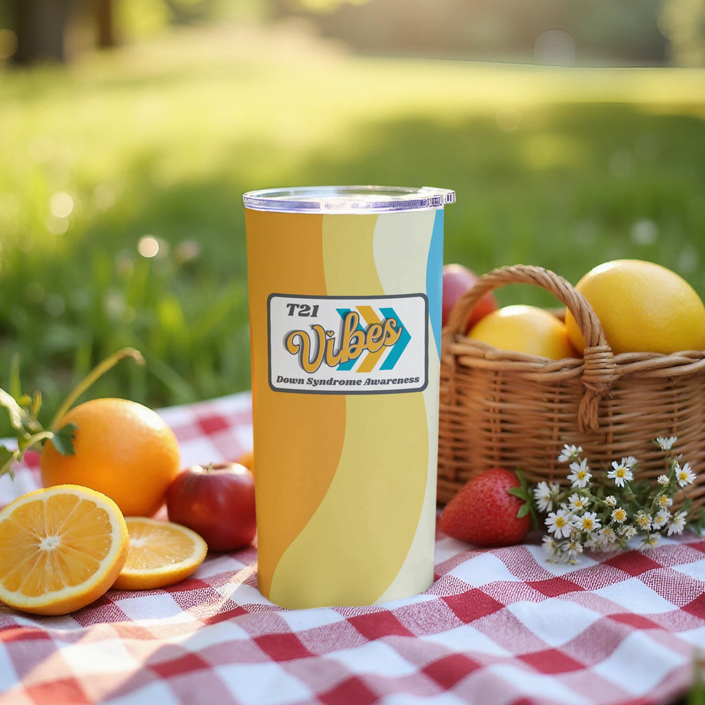 T21 Vibes Down Syndrome Awareness tumbler
