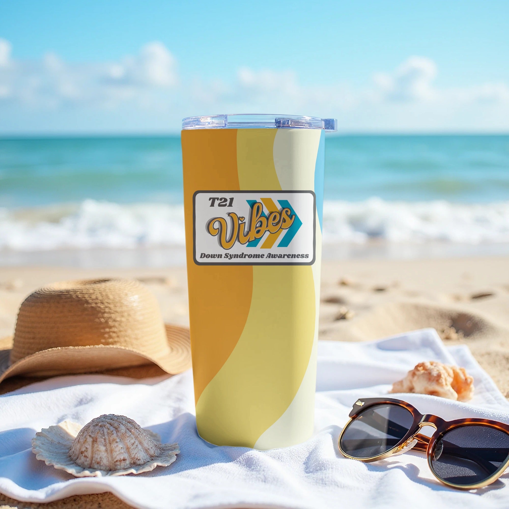 T21 Vibes Down Syndrome Awareness Insulated Tumbler