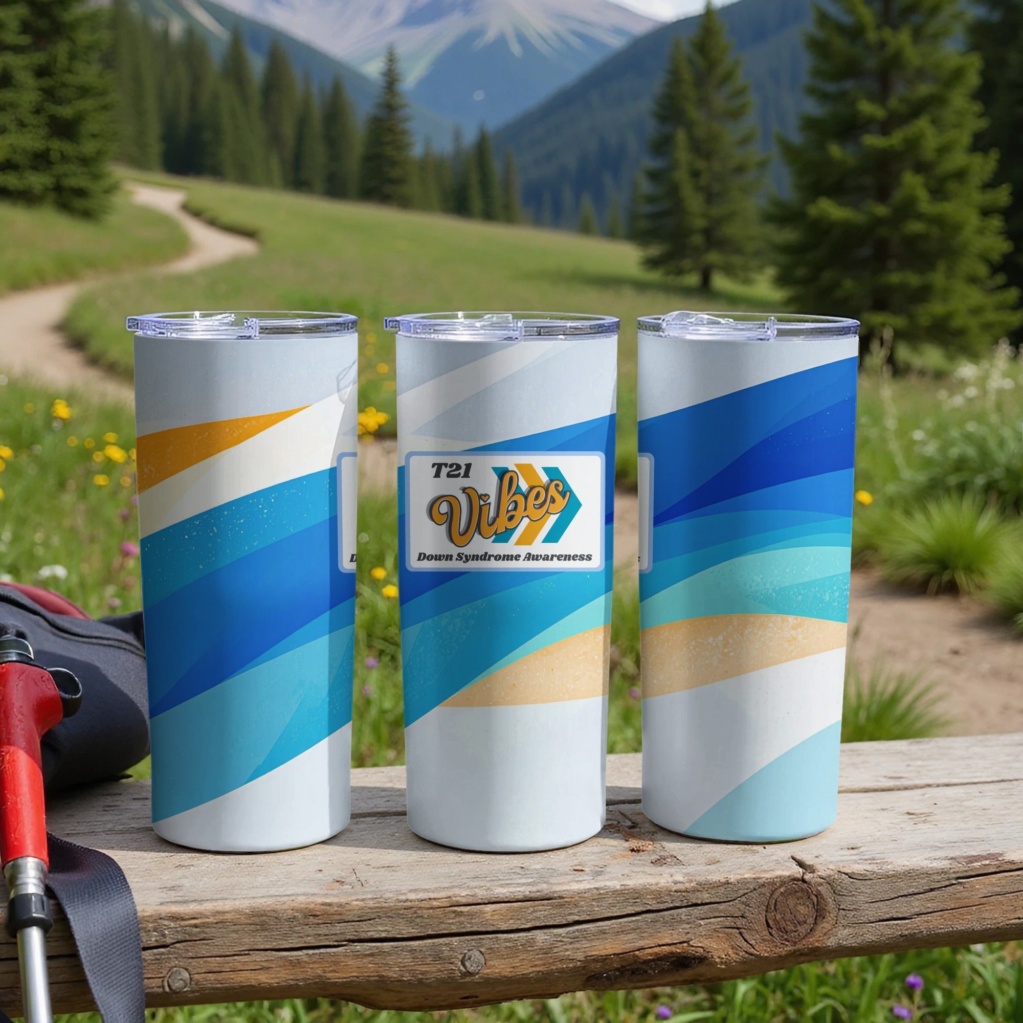 Down Syndrome Awareness T21 Vibes Travel Tumblers