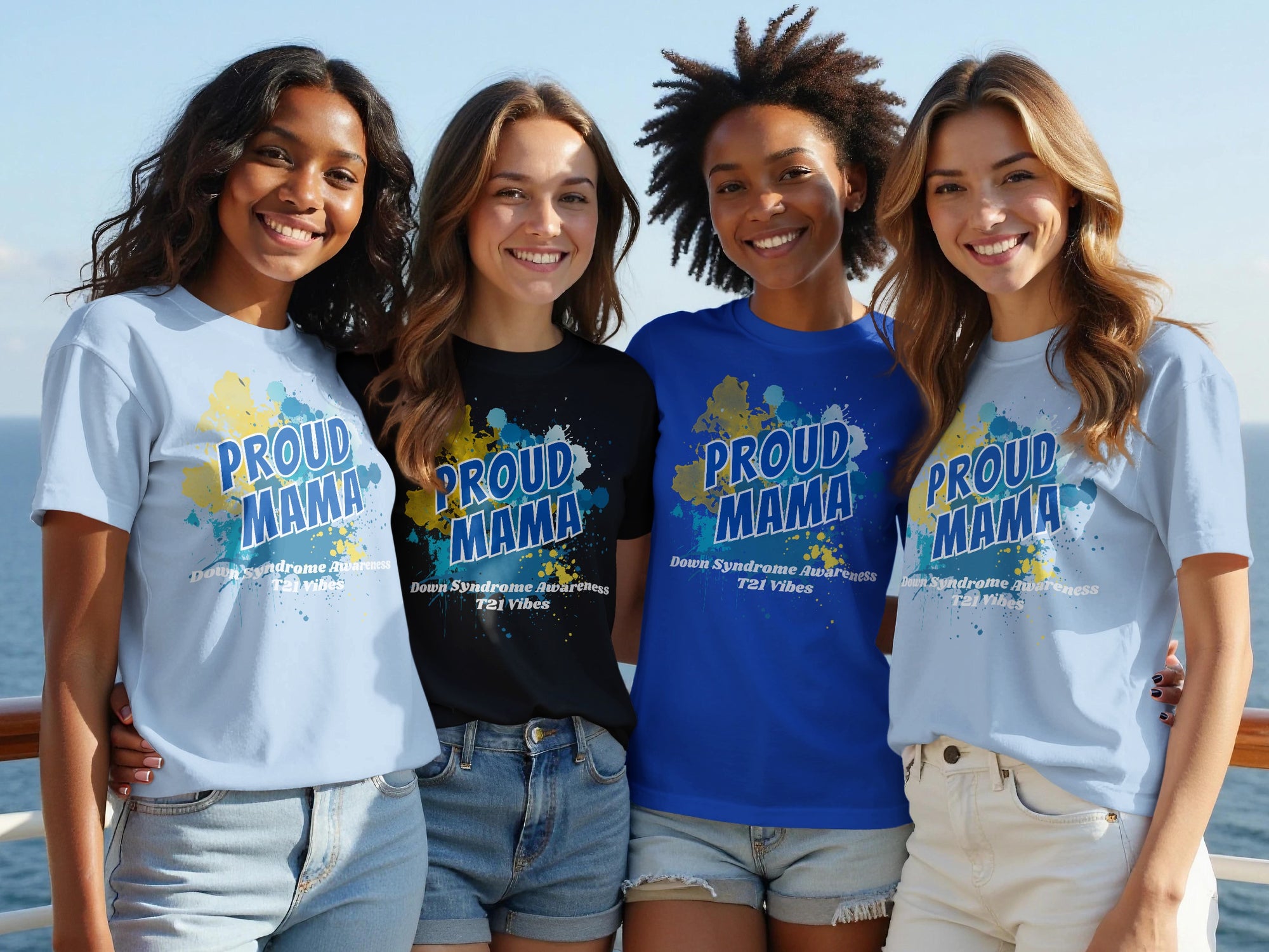 Proud Mama Down Syndrome Awareness Tshirt product type