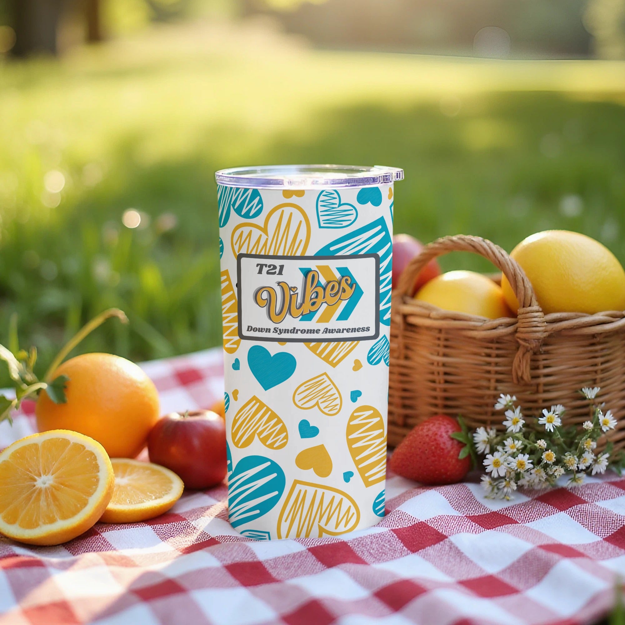 T21 Vibes Down Syndrome Awareness Tumbler