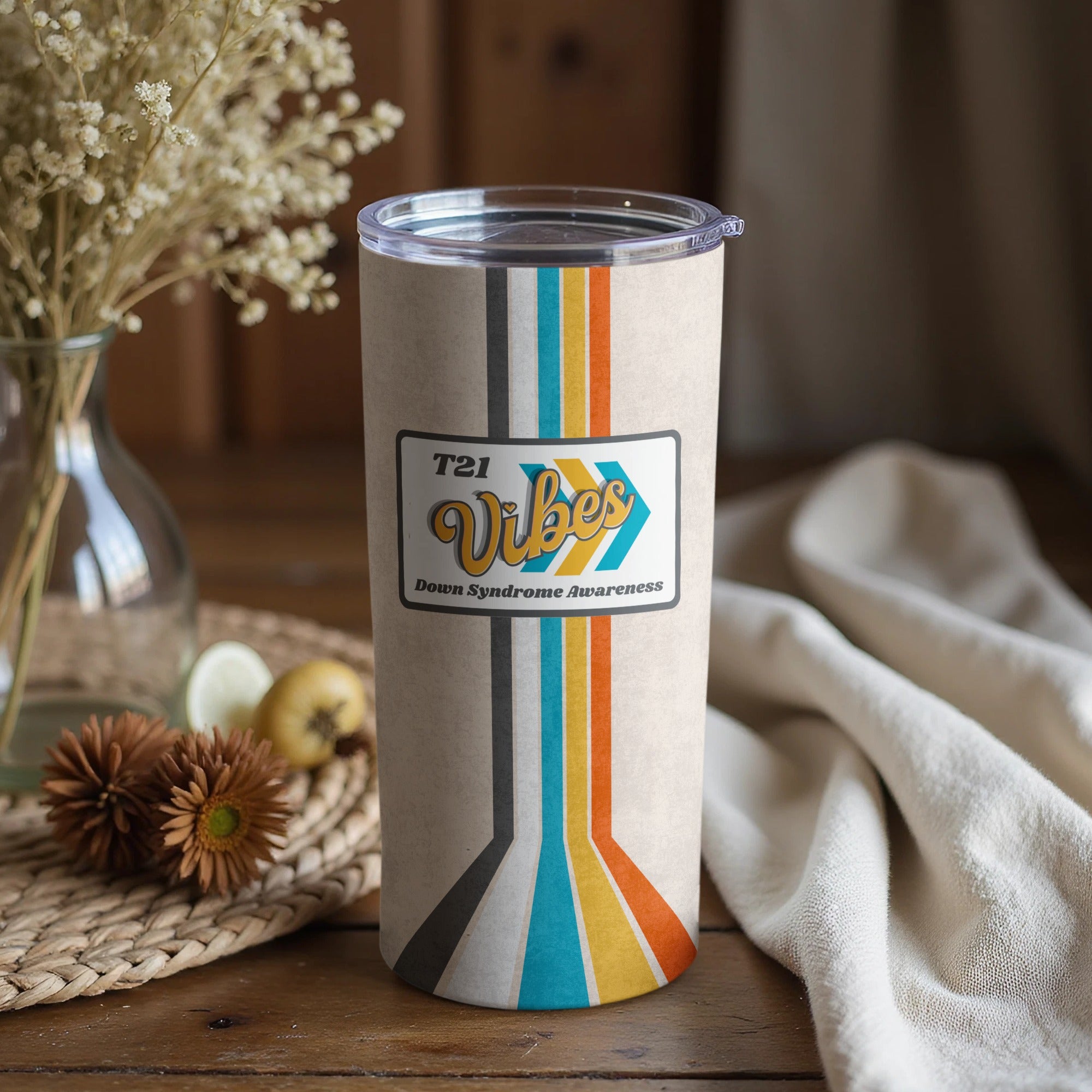 T21 Vibes Down Syndrome Awareness Tumbler