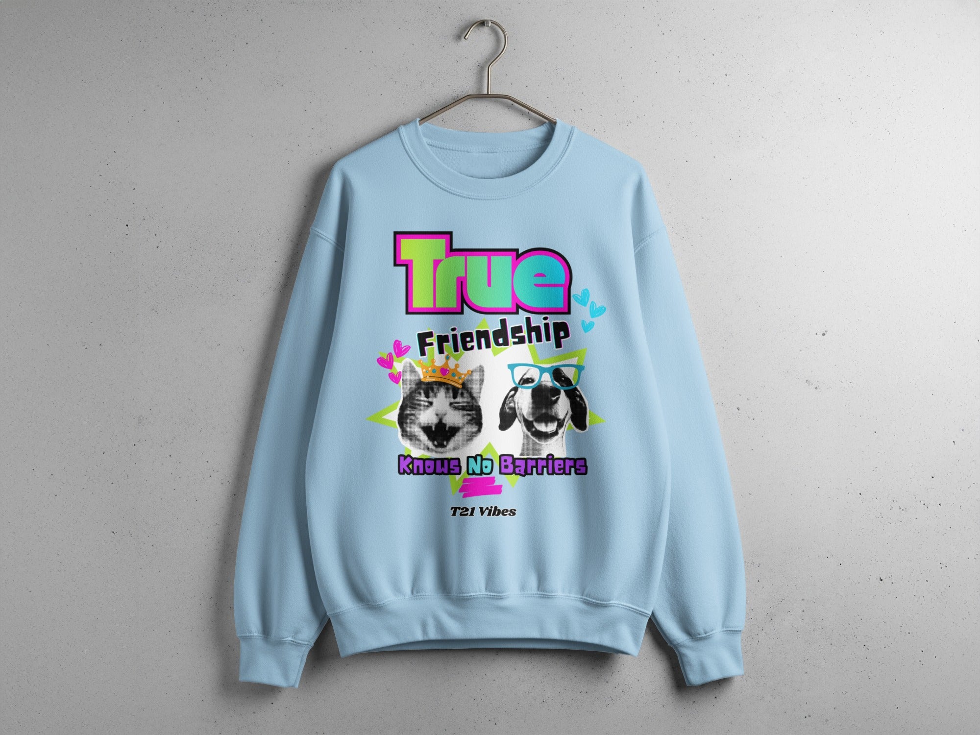 True Friendship Knows No Barriers Sweatshirt
