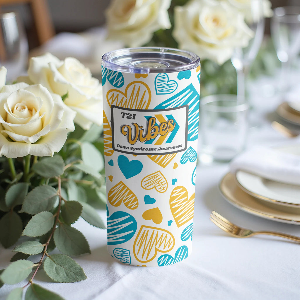 T21 Vibes Down Syndrome Awareness Tumbler