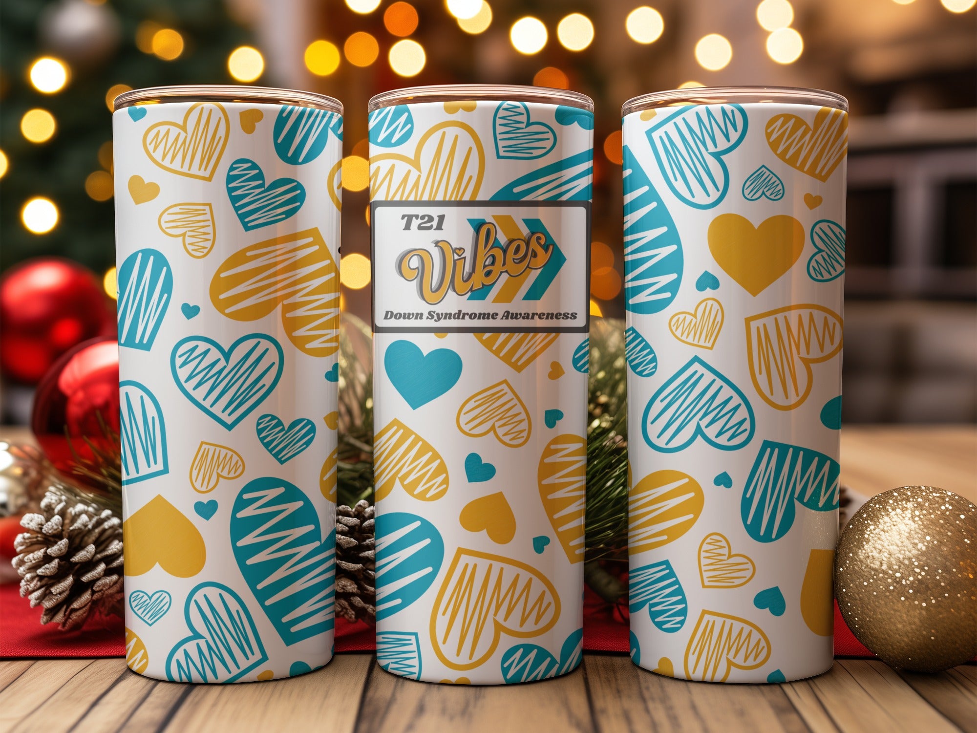 T21 Vibes Down Syndrome Awareness Tumbler