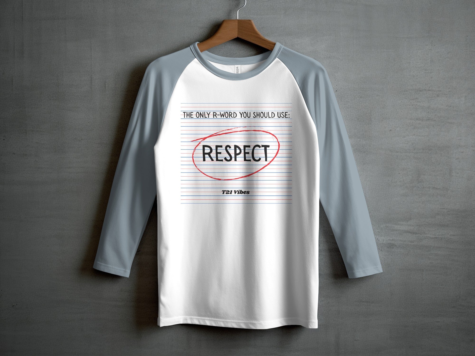 The Only R Word You Should Use Respect Graphic Shirt