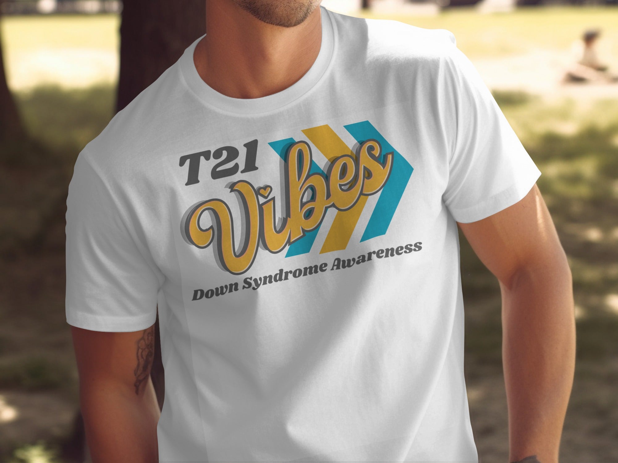 T21 Vibes Down Syndrome Awareness T-shirt product type