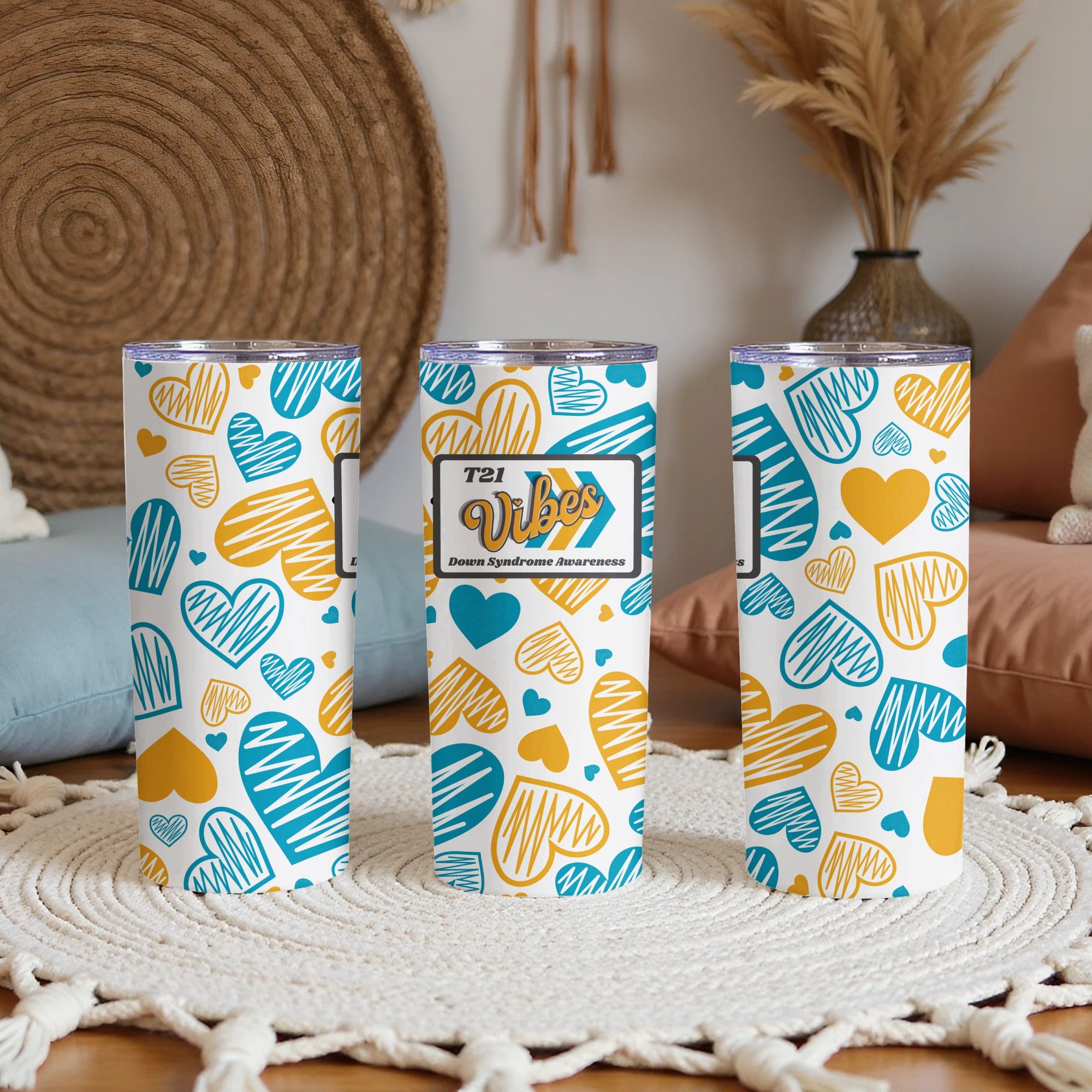 Down Syndrome Awareness T21 Vibes Tumblers