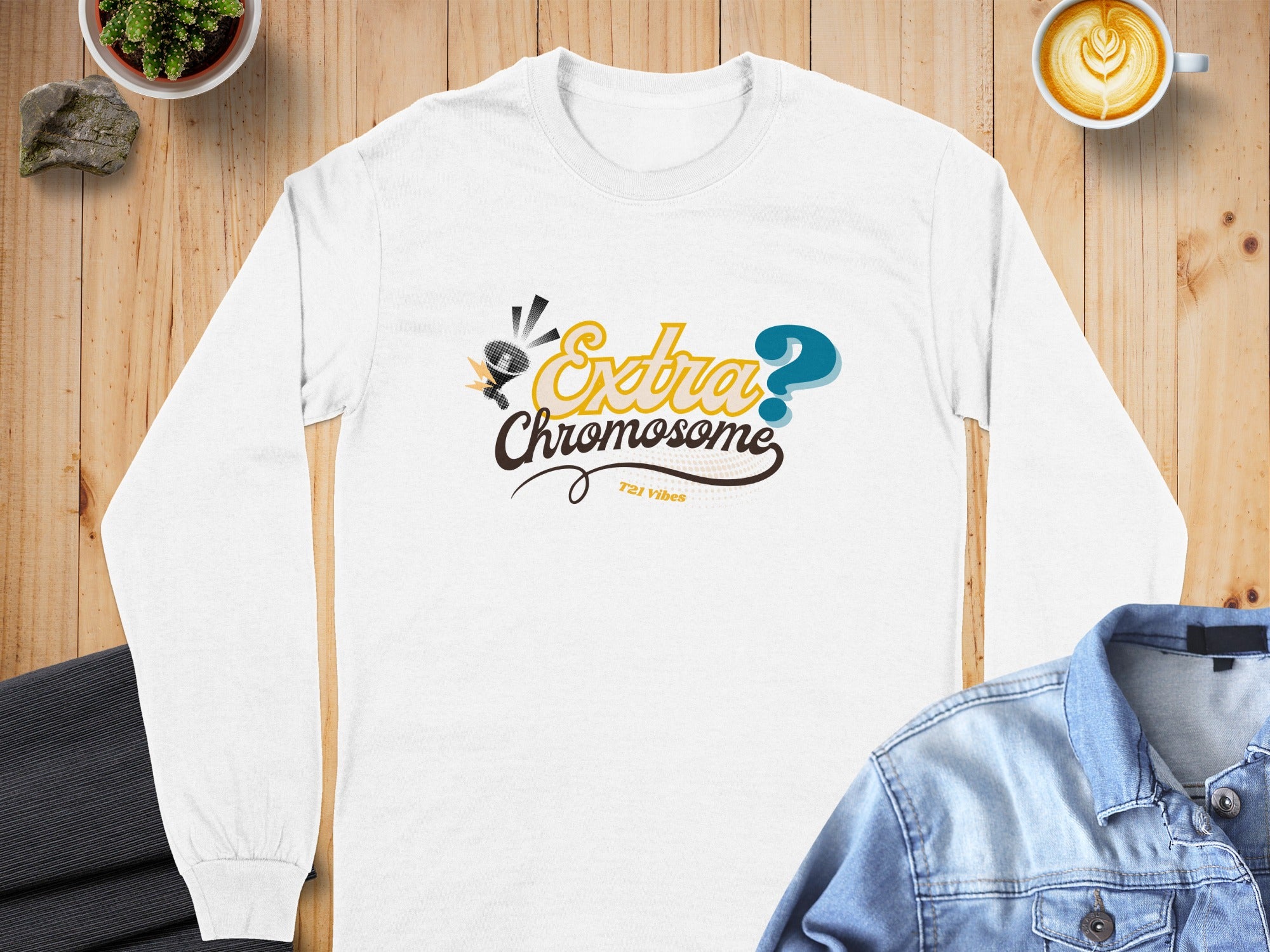 Extra Chromosome Long Sleeve Tee Unisex Shirt product