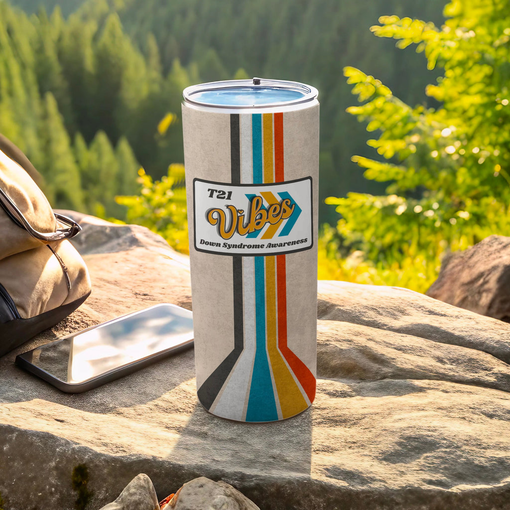 T21 Vibes Down Syndrome Awareness Travel Mug