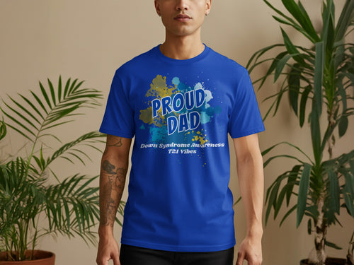 Proud Dad Down Syndrome Awareness Tee Vibes product type